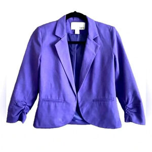 Medium purple blazer EUC